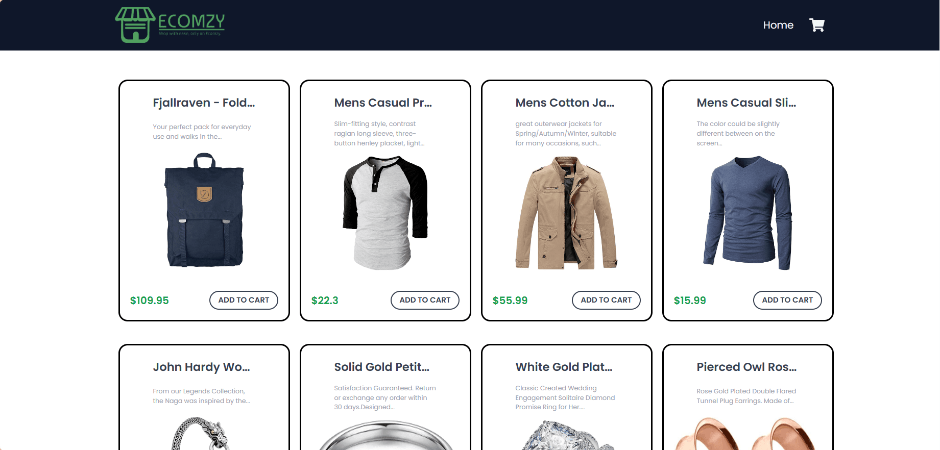 Shop-App screenshot