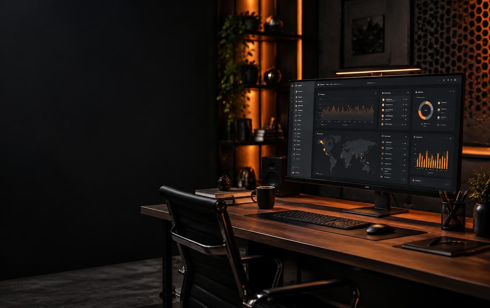 Development workspace (Dark)